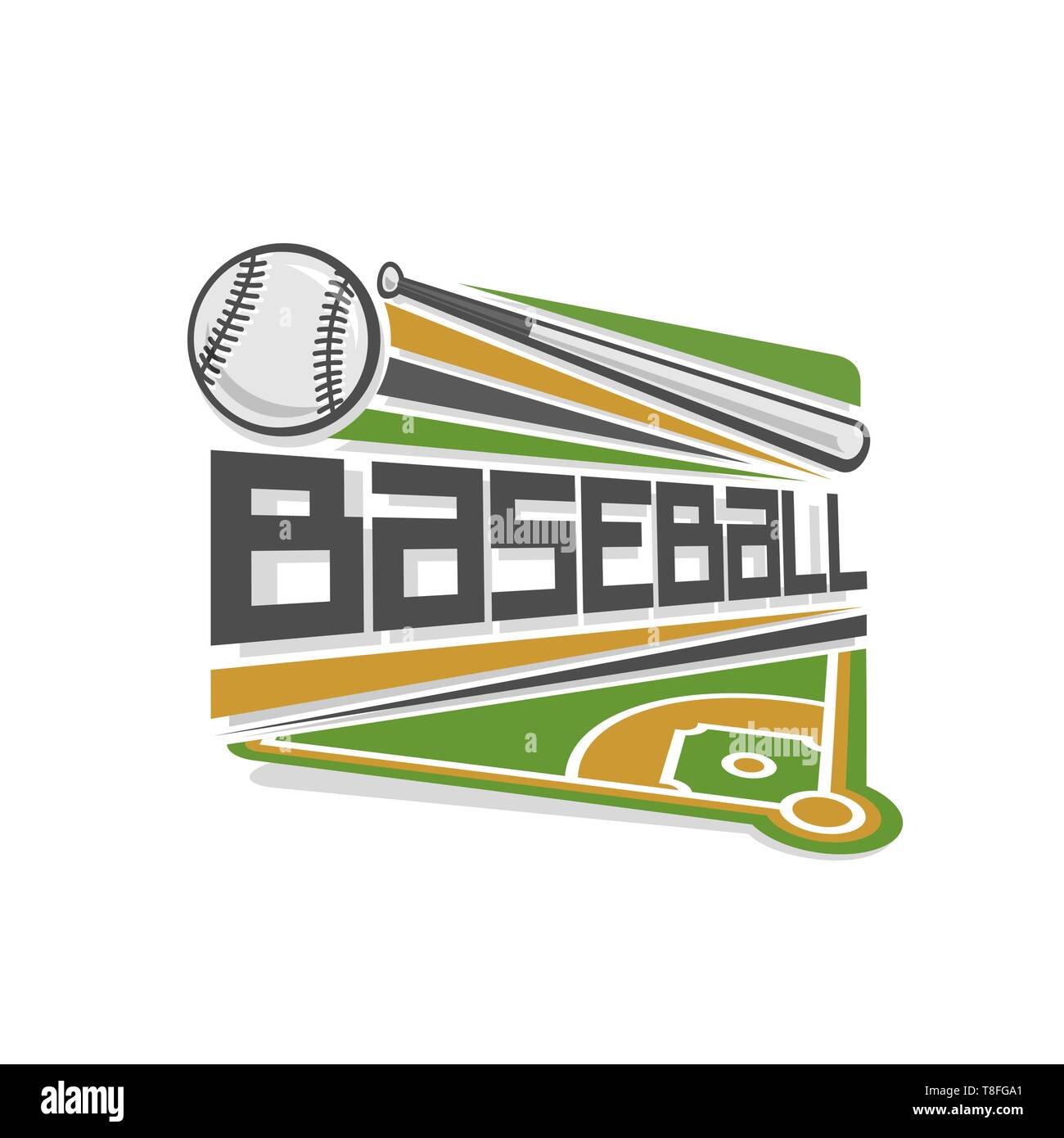 Vector baseball logo Stock Vector