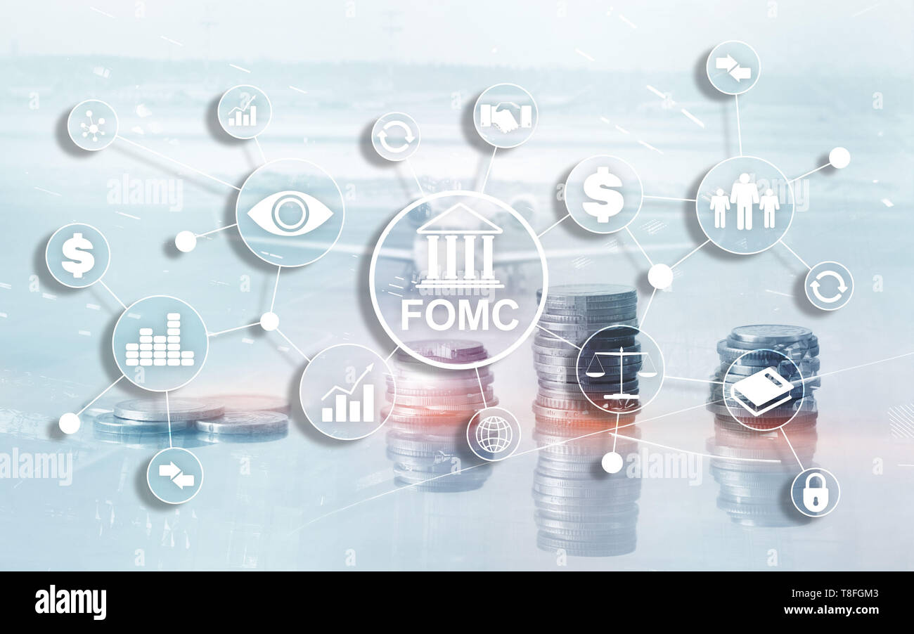 FOMC Federal Open Market Committee Government regulation Finance monitoring organisation. Stock Photo