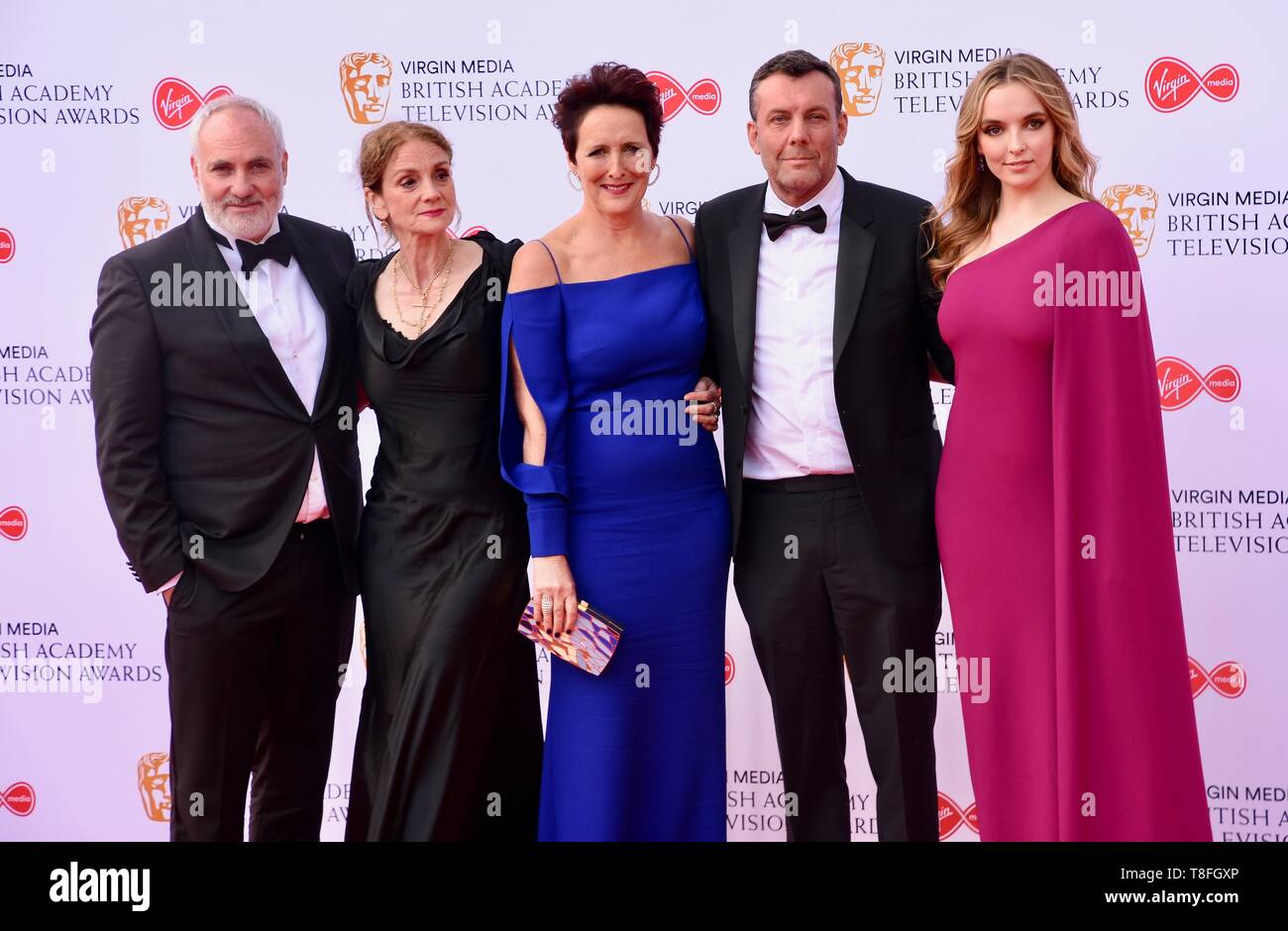 Kim Bodnia, Jodie Comer. Fiona Shaw, Cast of Killing Eve, Virgin Media British Academy Television Awards, Royal Festival Hall, London. UK Stock Photo