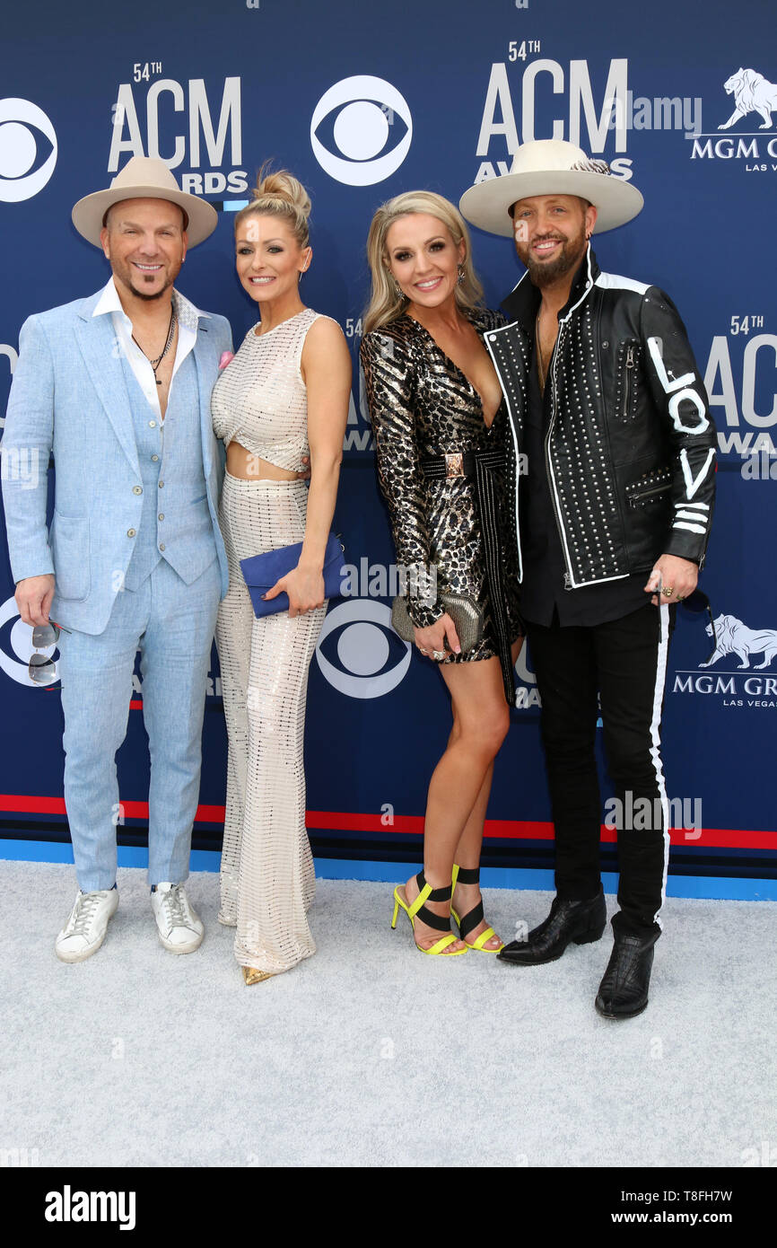 54th Academy of Country Music Awards at the MGM Grand Garden Arena  Featuring: Chris Lucas, Kaitlyn Lucas, Kristen Brust, Preston Brust Where: Las Vegas, Nevada, United States When: 07 Apr 2019 Credit: Nicky Nelson/WENN.com Stock Photo