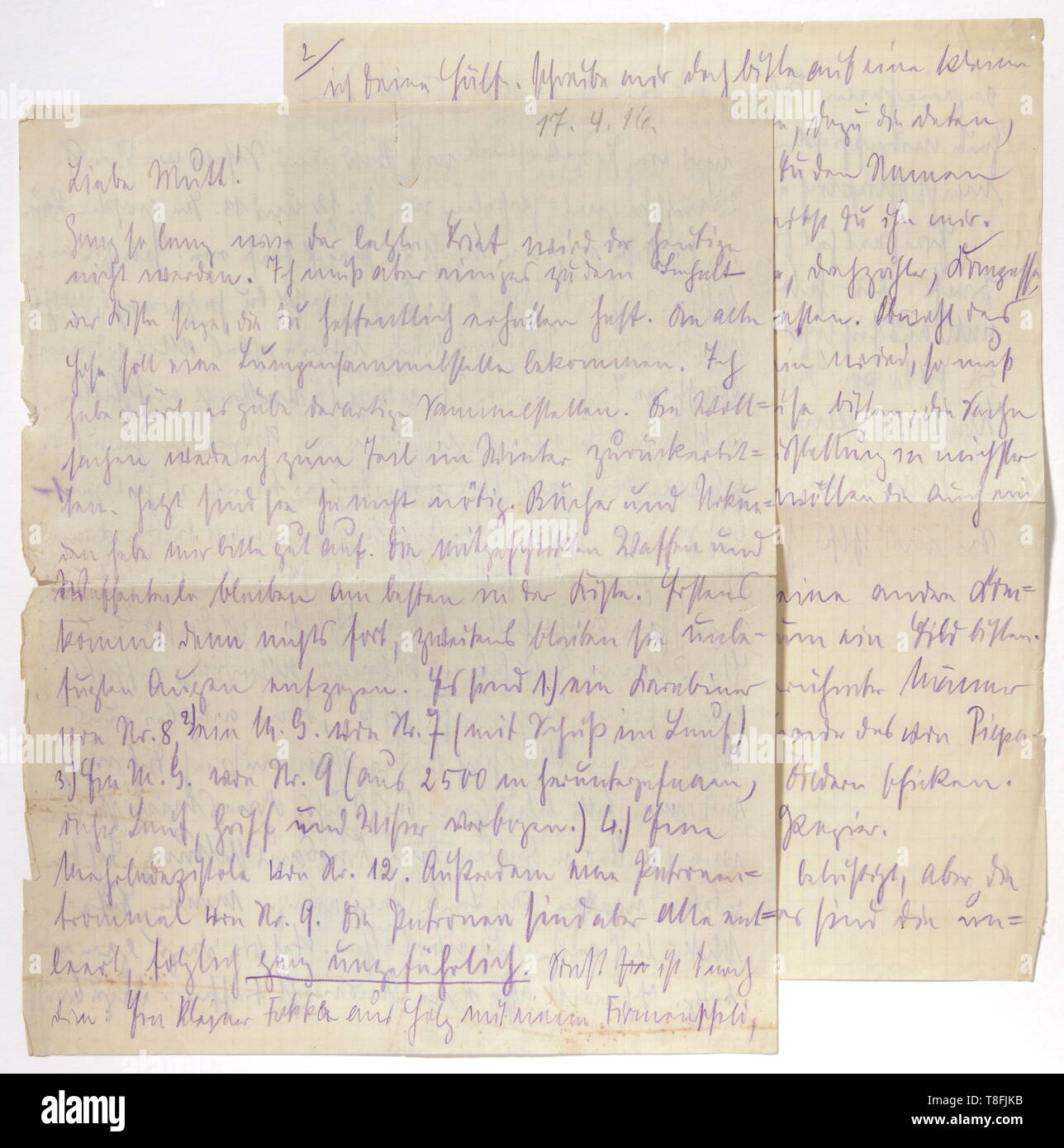 First Lieutenant Max Immelmann 20th century, Editorial-Use-Only Stock