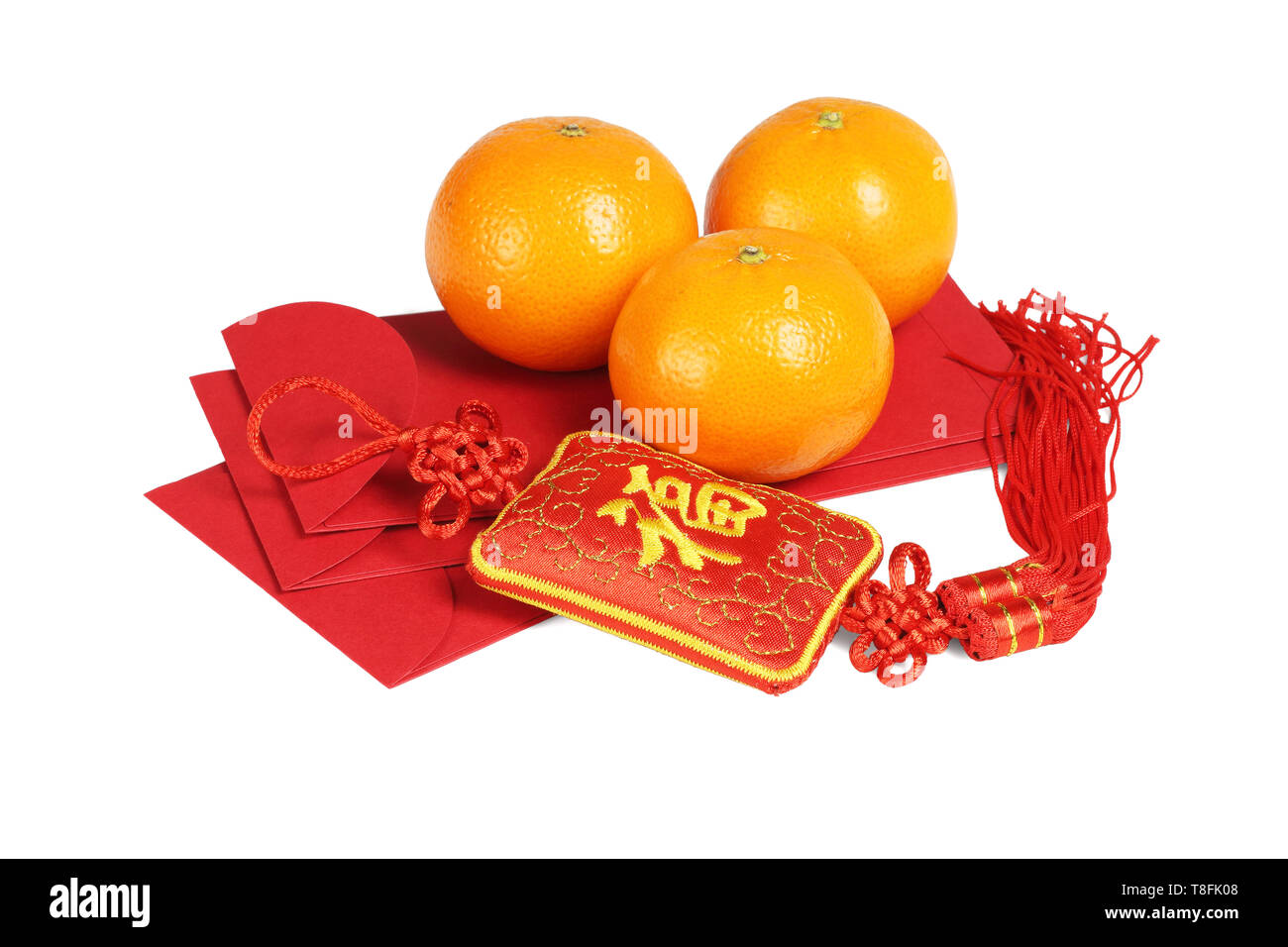 chinese new year mandarin orange bag