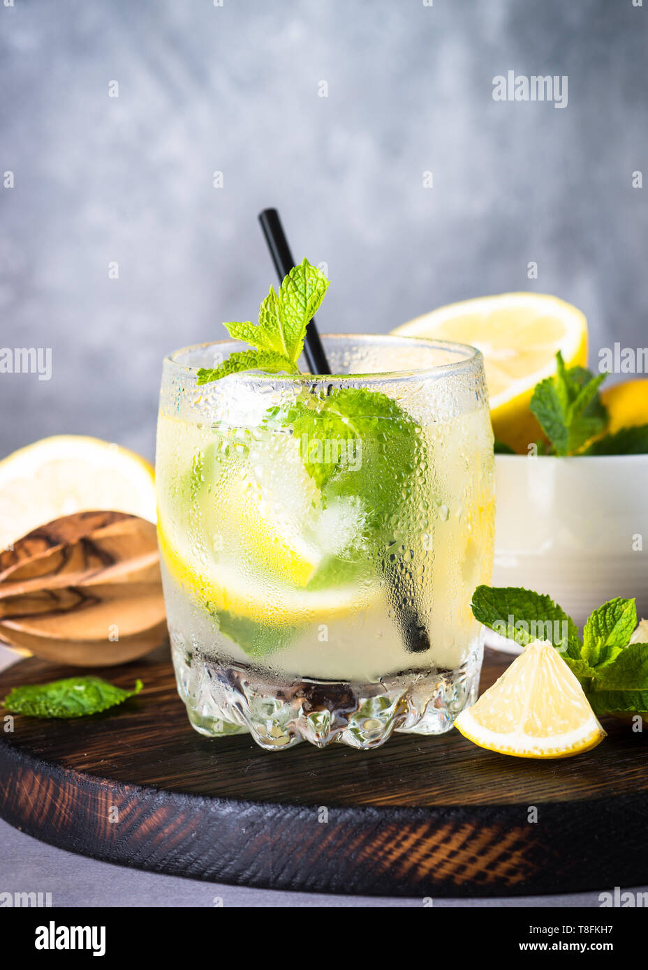 Lemonade summer cold drink Stock Photo - Alamy