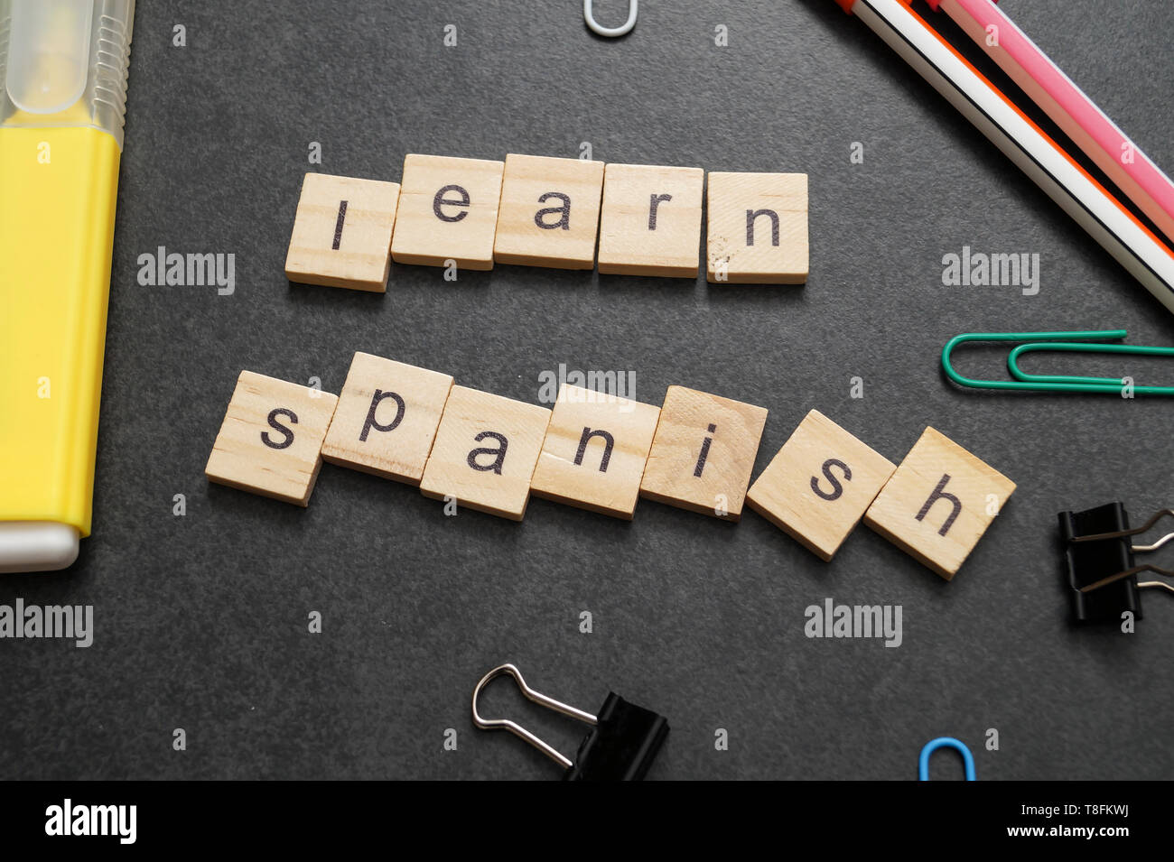 Learn spanish hires stock photography and images Alamy