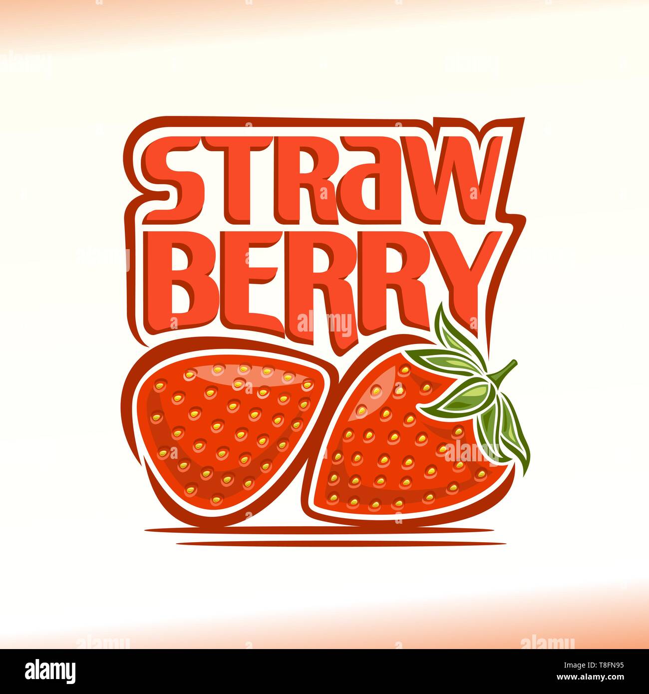 Vector logo for Strawberry Stock Vector Image & Art Alamy