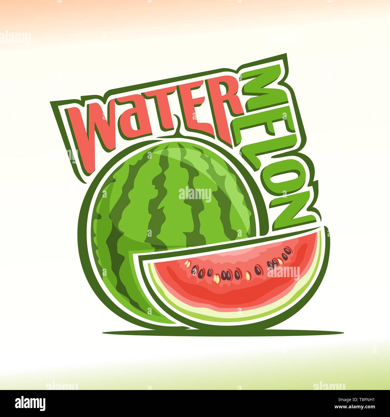 Vector logo for watermelon Stock Vector Image & Art Alamy