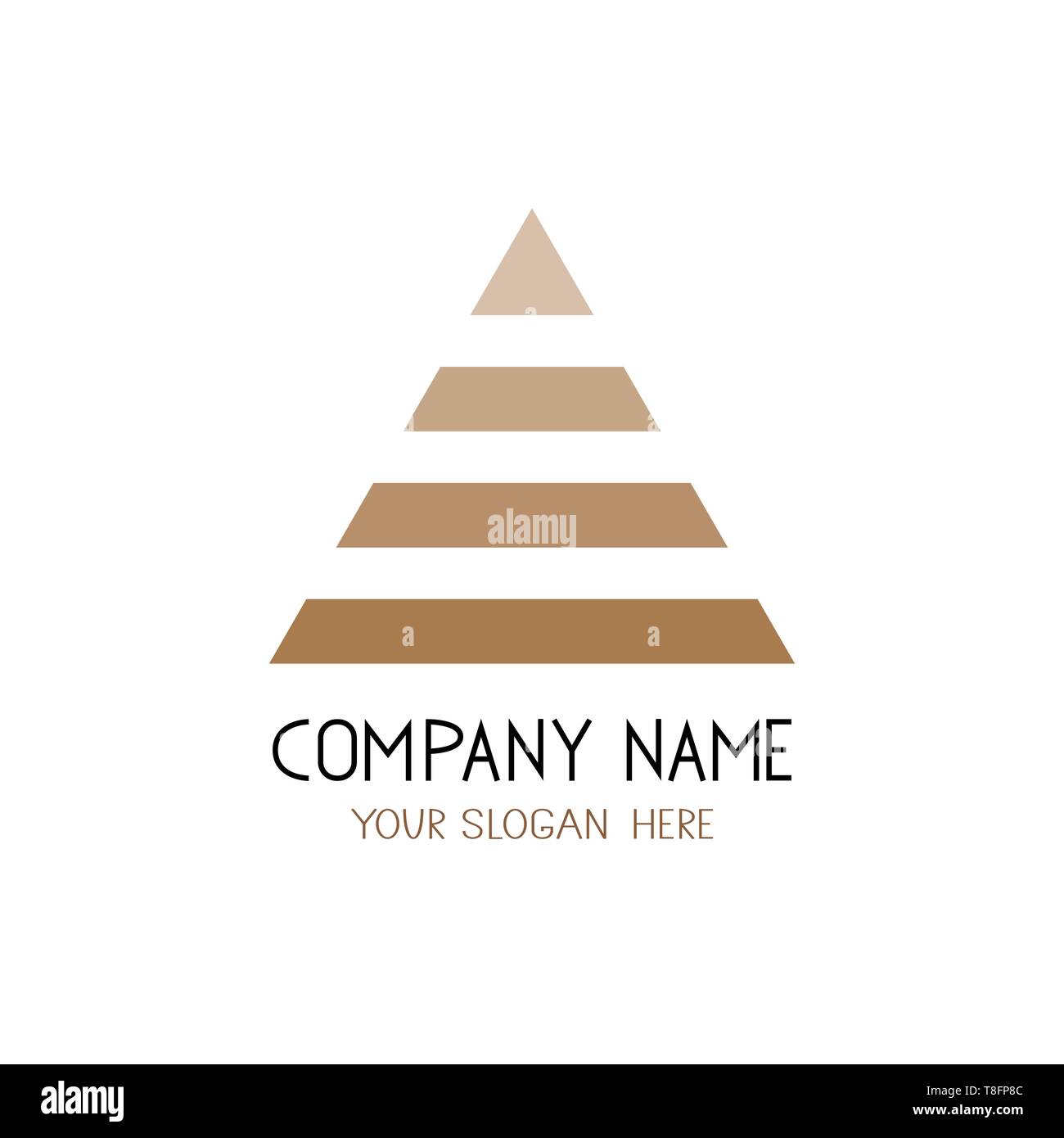 Triangular Emblems Triangle logo. Emblem or symbol for business company. Creative ...