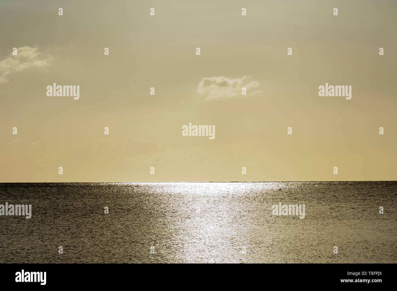 Bloody bay in sepia tone in the afternoon sun Stock Photo - Alamy