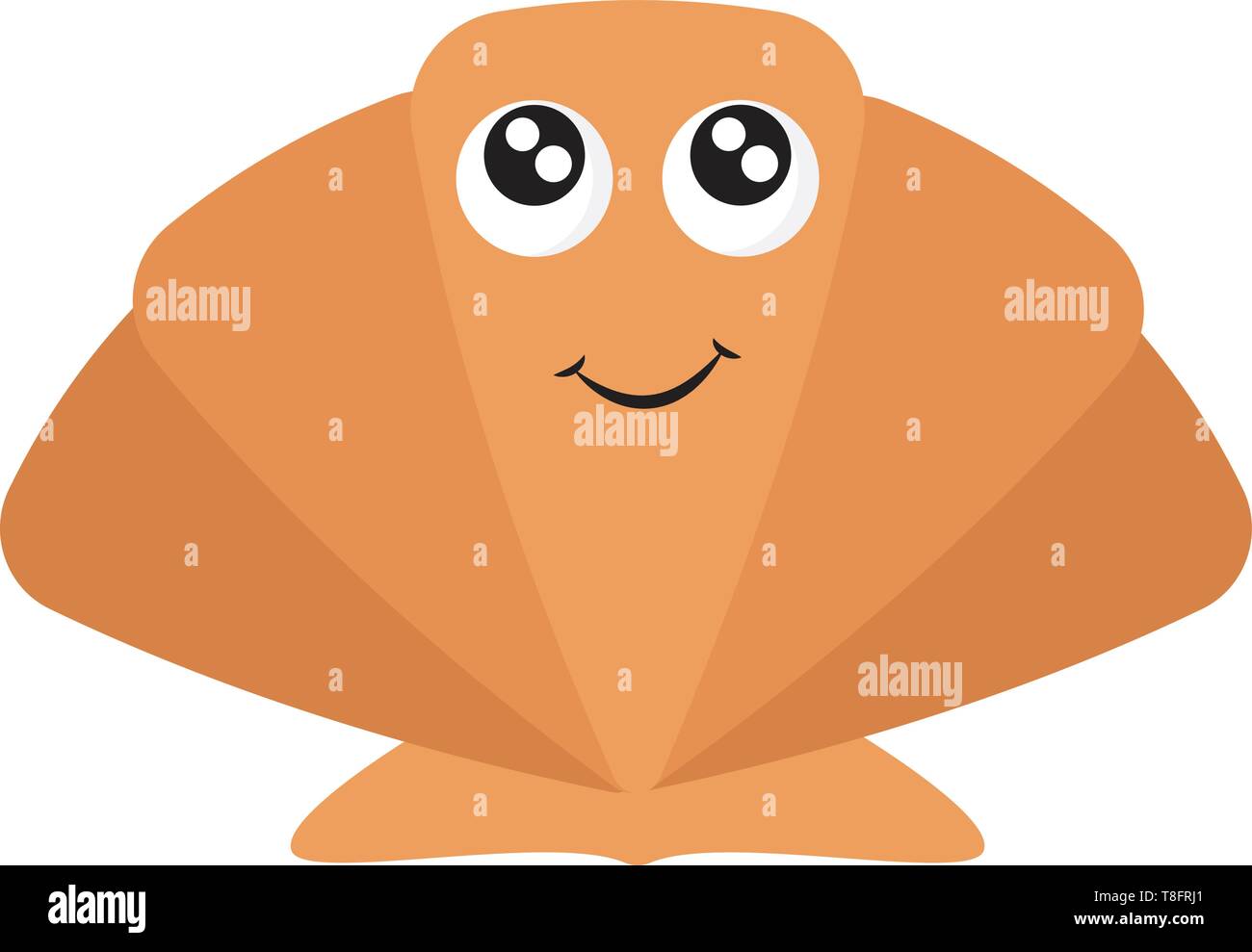 Brown clamshell Stock Vector Images Alamy
