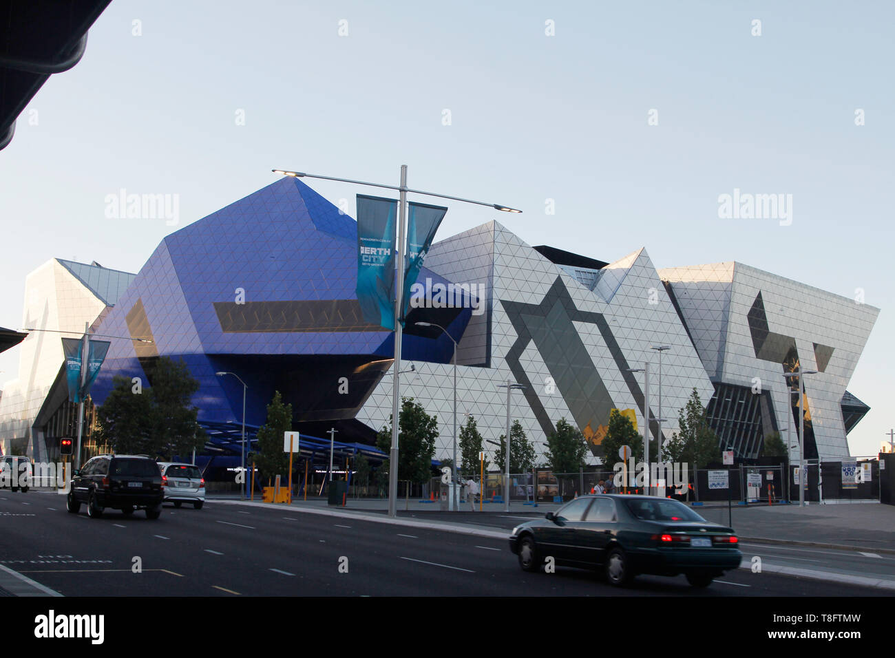 Pert, Western Australia,Australia -16/01/2013 :  Perth Arena is an entertainment and sporting arena in the city centre of Perth, Western Australia. Stock Photo