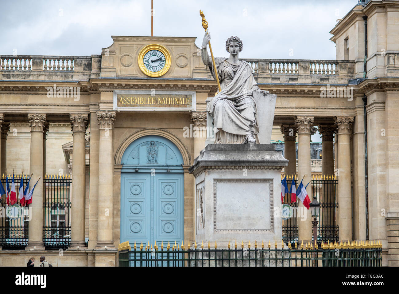 The Statue de la Loi (the law), Paris, France Stock Photo