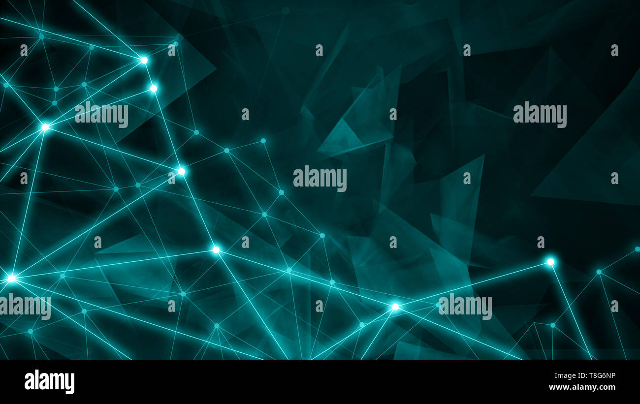 Triangles background conception, creative new tech concept Stock Photo