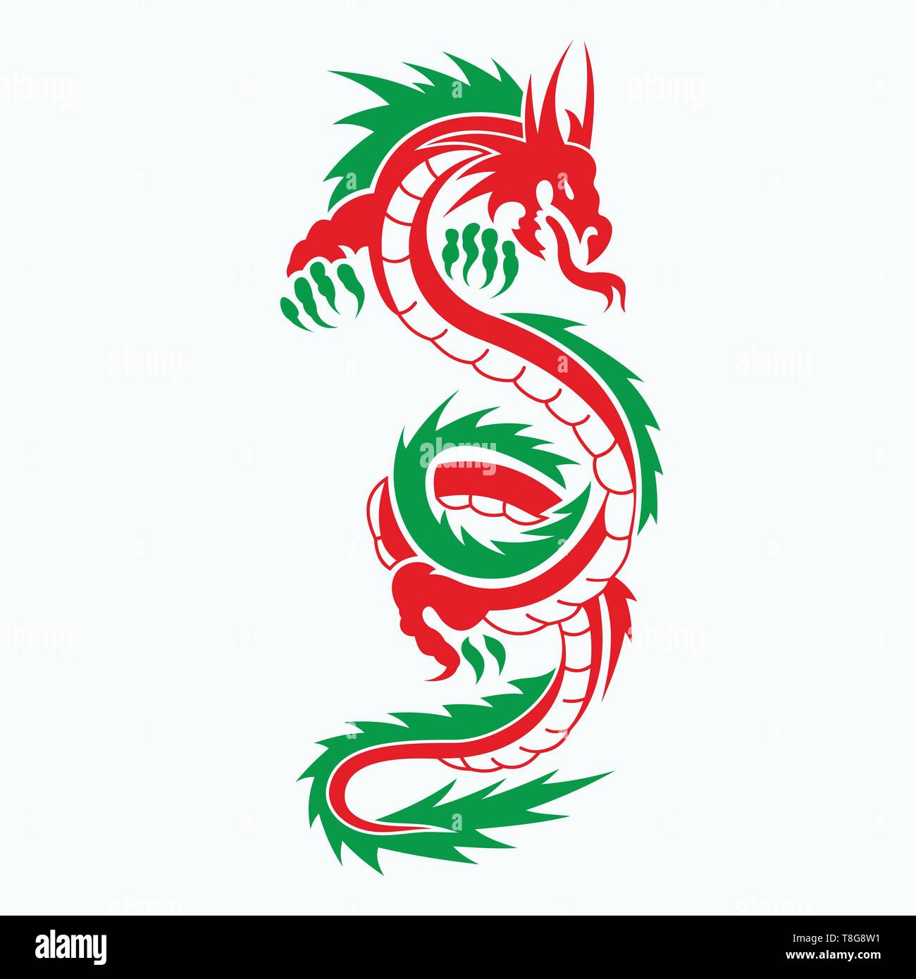 Dragon Vectors For Tattoo Designs T Shirt Designs Logos Symbols Easy To Apply Stock Vector Image Art Alamy