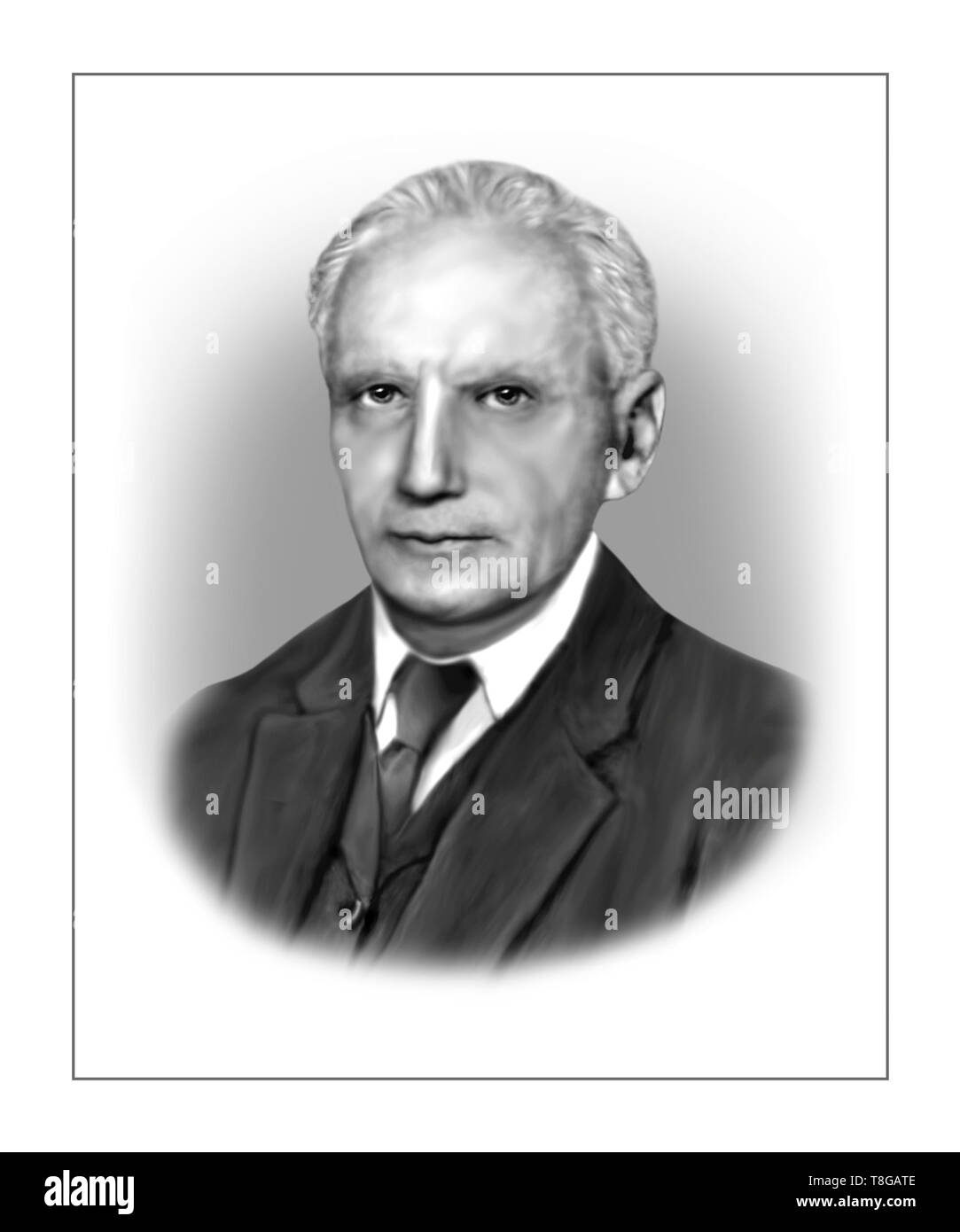Walther Gerlach 1889-1979 German Physicist Stock Photo