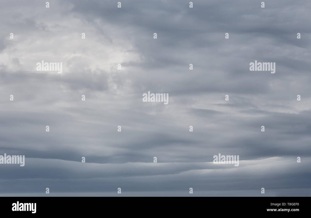 Sky background with dramatic dark clouds. Sky texture photo with storm ...