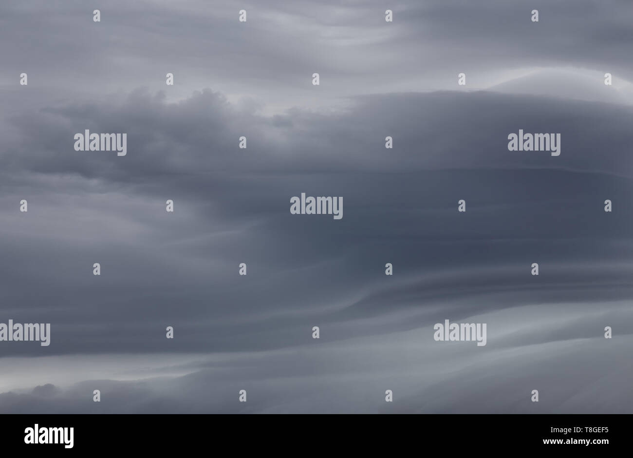 Sky with dramatic dark storm clouds. Sky before rain Stock Photo - Alamy