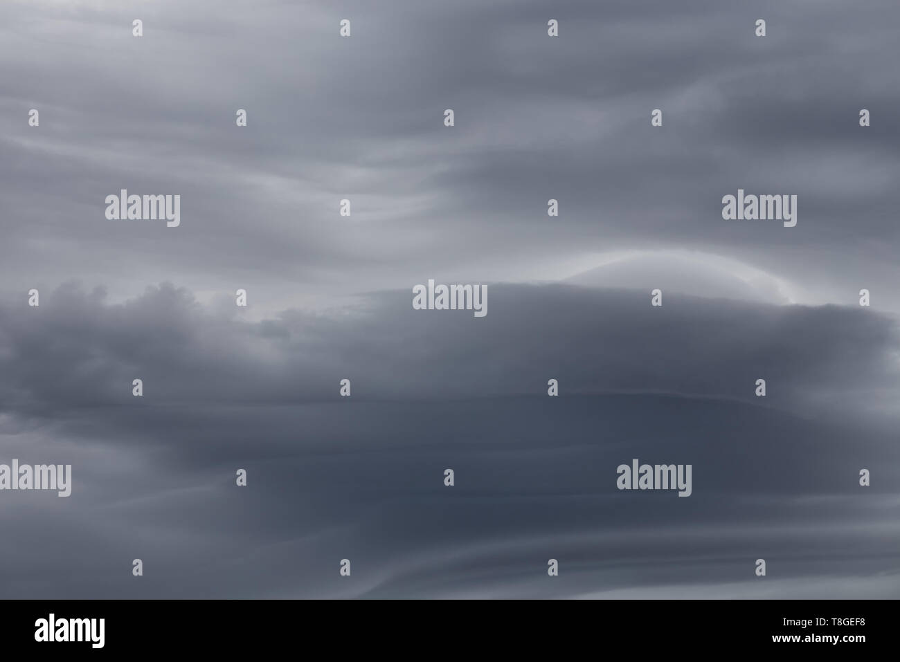 Storm sky background with dark clouds Stock Photo - Alamy