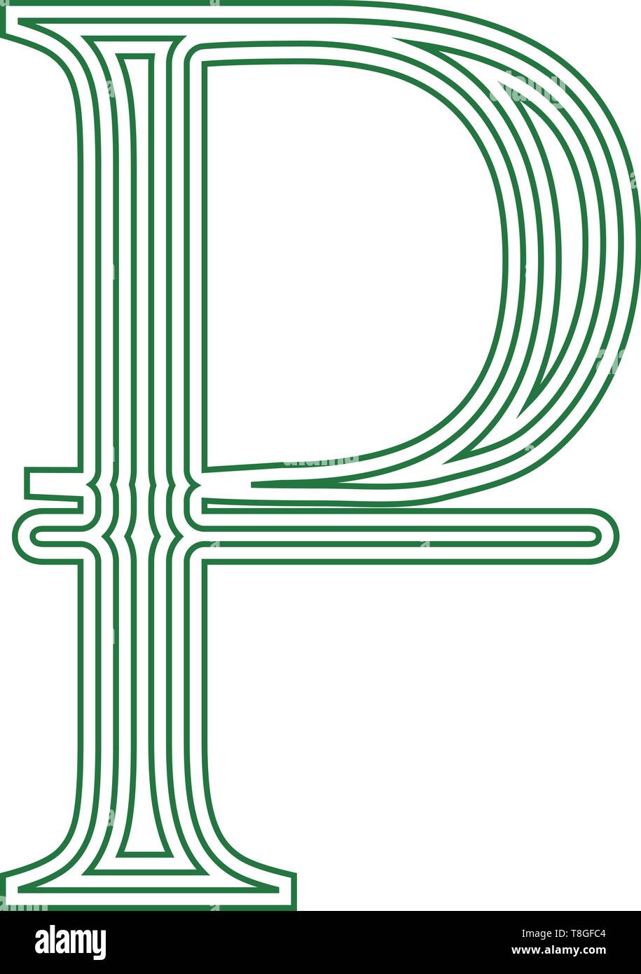 Russia rouble currency unit symbol currency symbol icon striped vector  illustration on a white background Stock Vector Image & Art - Alamy