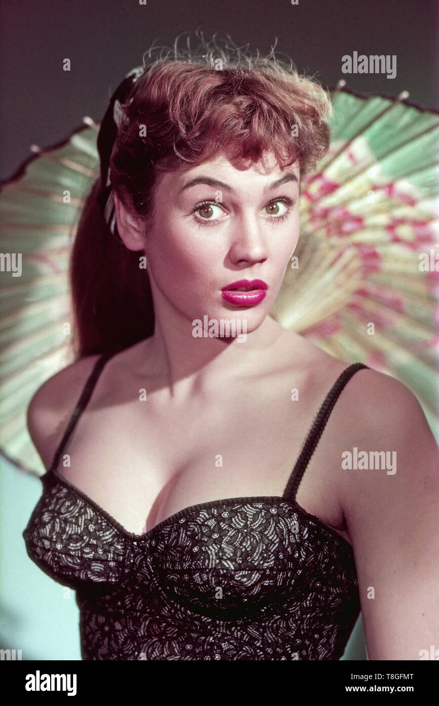 Inge Schaum, deutsche Schauspielerin, Deutschland ca. 1956. German actress Inge Schaum, Germany ca. 1956. Stock Photo