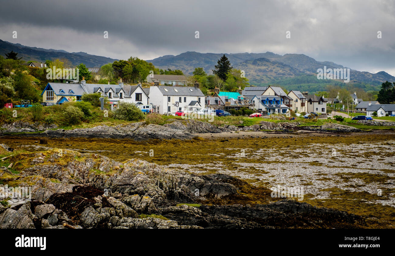 The village of Arisaig on the west coast of Scotland Stock Photo Alamy