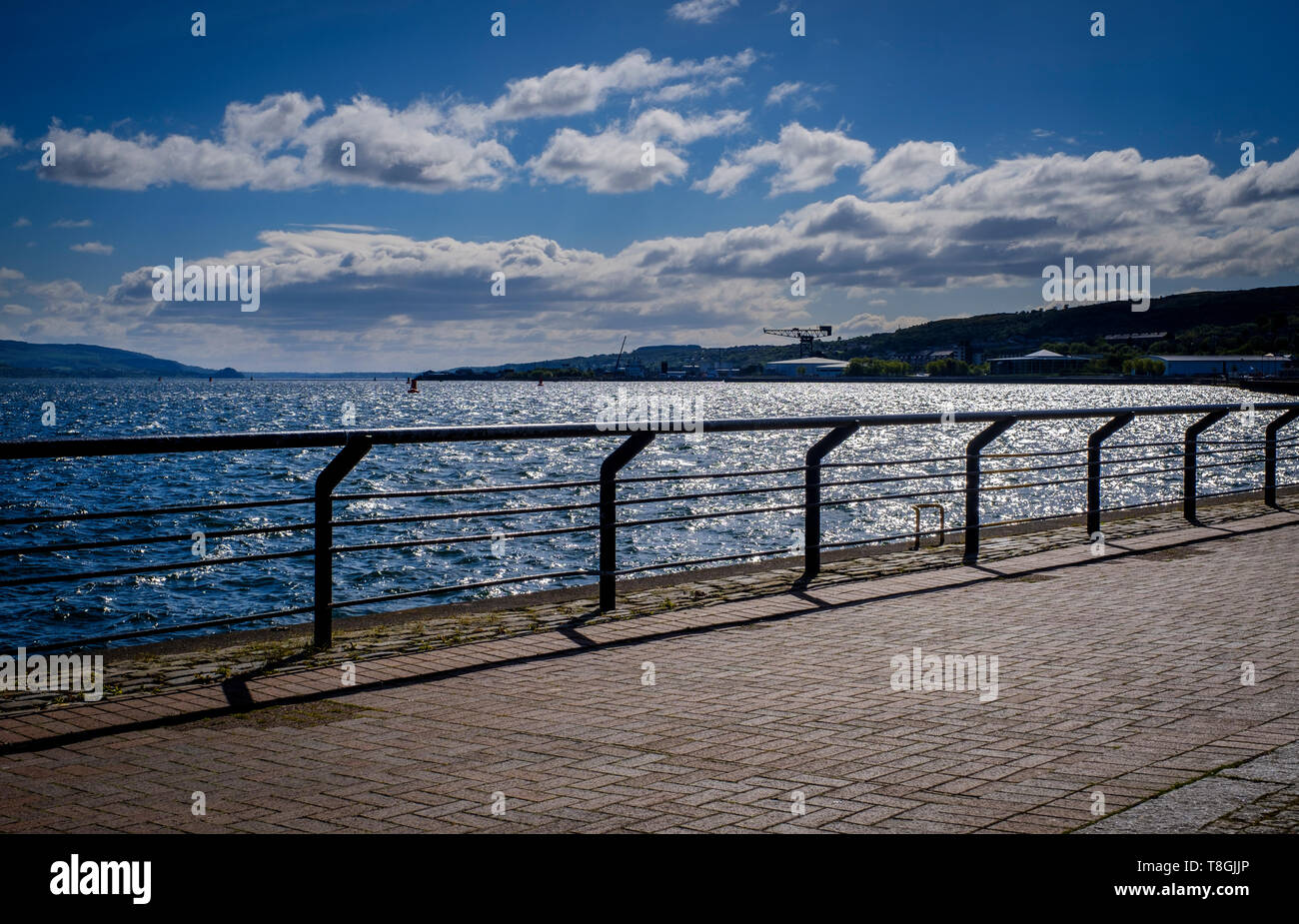 The River Clyde at Greenock, Renfrewshire, Scotland Stock Photo Alamy