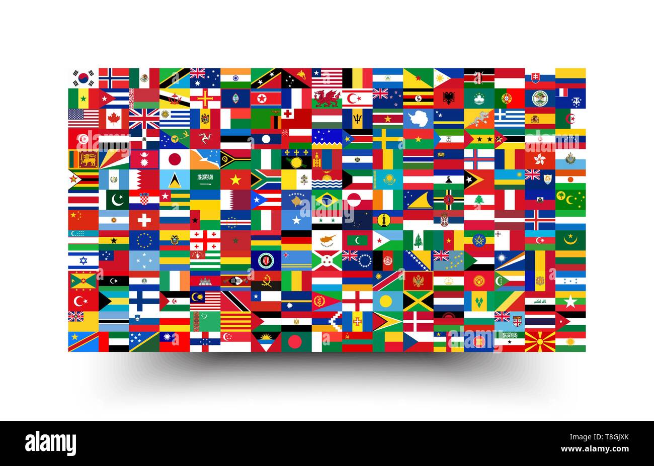 flags of the world background