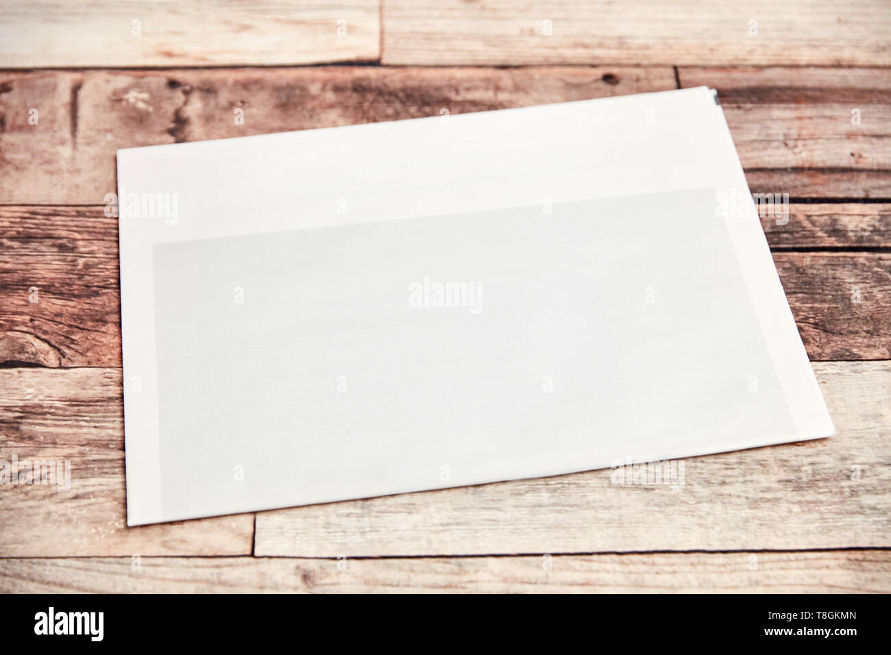 Newspaper Front Page Blank High Resolution Stock Photography And Images Alamy