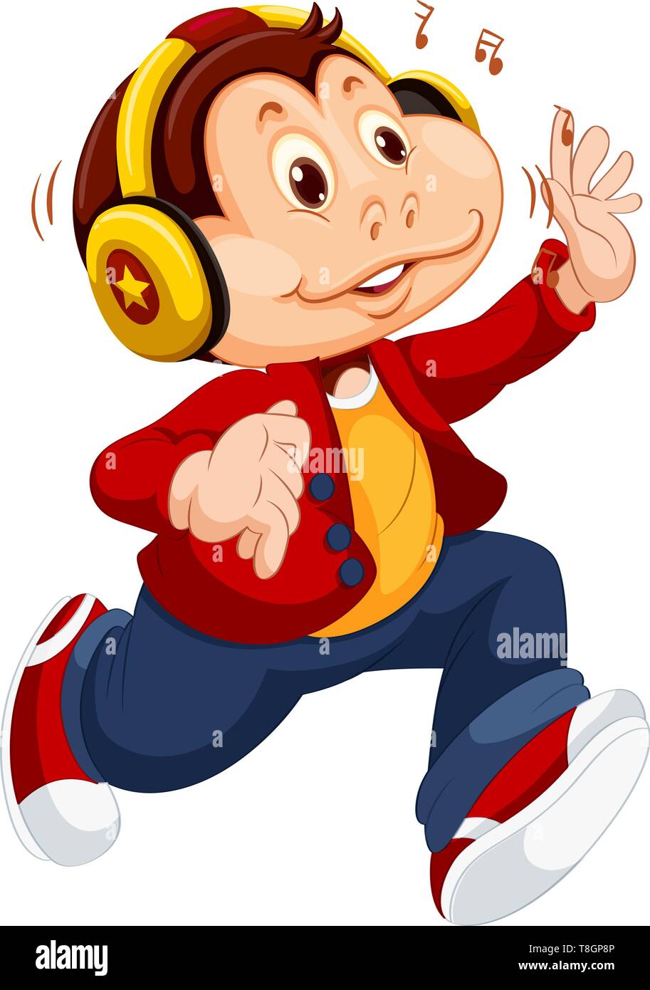 A young monkey character illustration Stock Vector Image & Art - Alamy