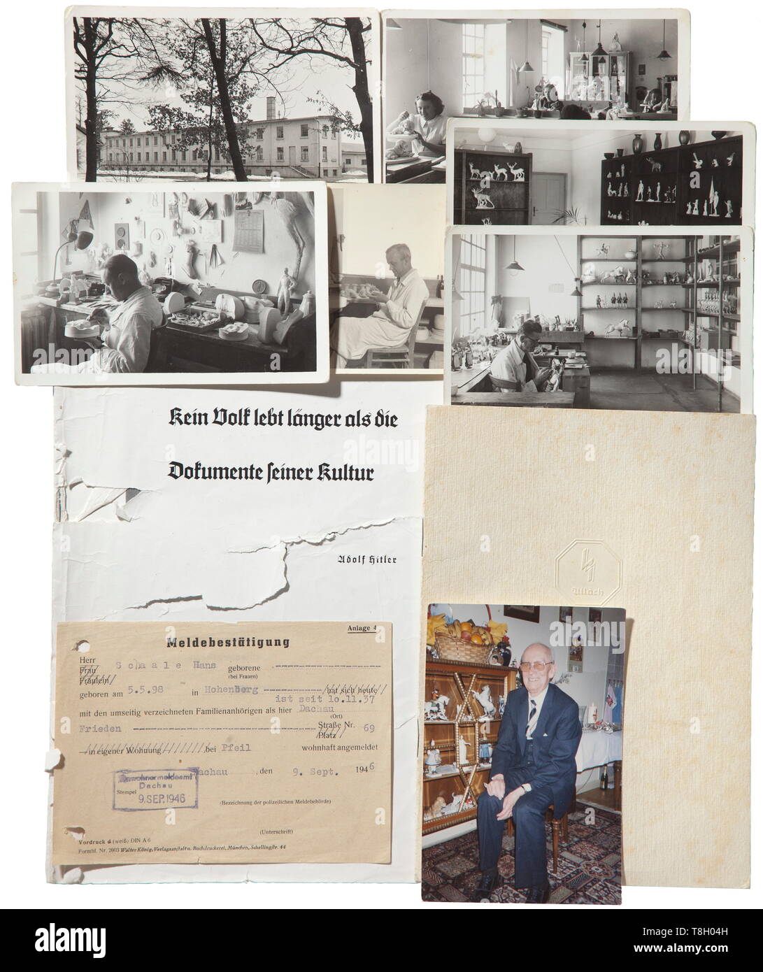 Estate of Hans Schaale, porcelain thrower at the Allach porcelain