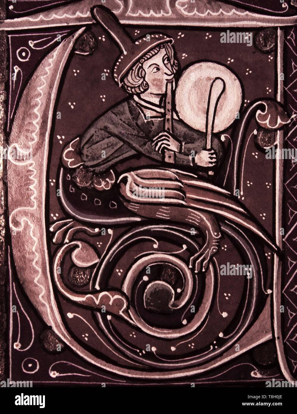 Miniatura de la Biblia Sacra, pergamino procedente de la catedral de