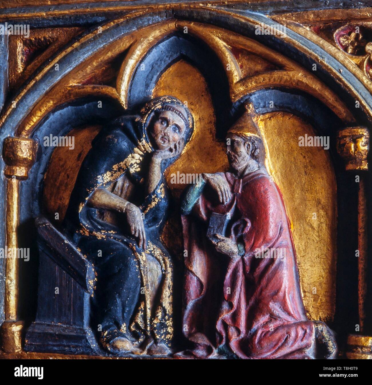 Sepulcro de st.Ramon Penyafort confesando al papa Gregorio IX. Catedral ...