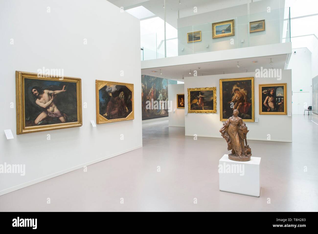 France, Savoie, Chambery, a showroom of the Museum of Fine Arts Stock Photo