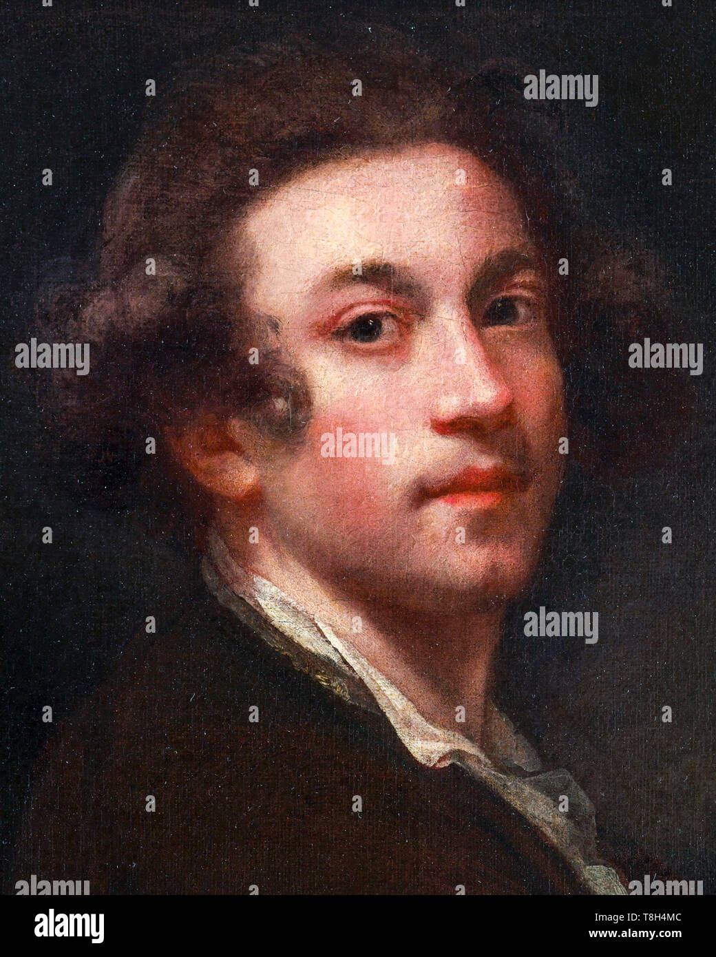 Sir Joshua Reynolds (1723–1792), Self Portrait (detail), painting c ...