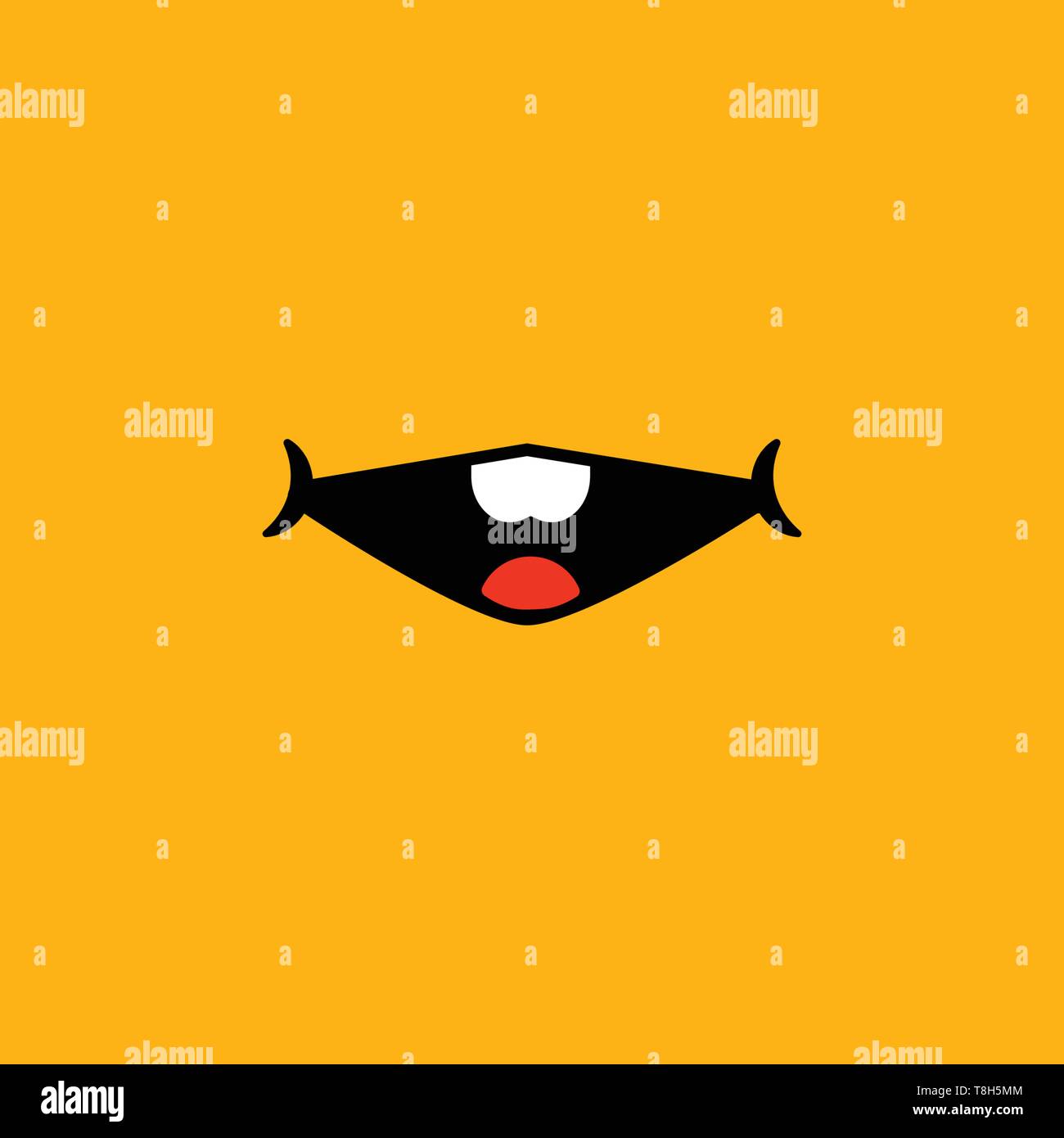 Teeth cheeks Stock Vector Images - Alamy