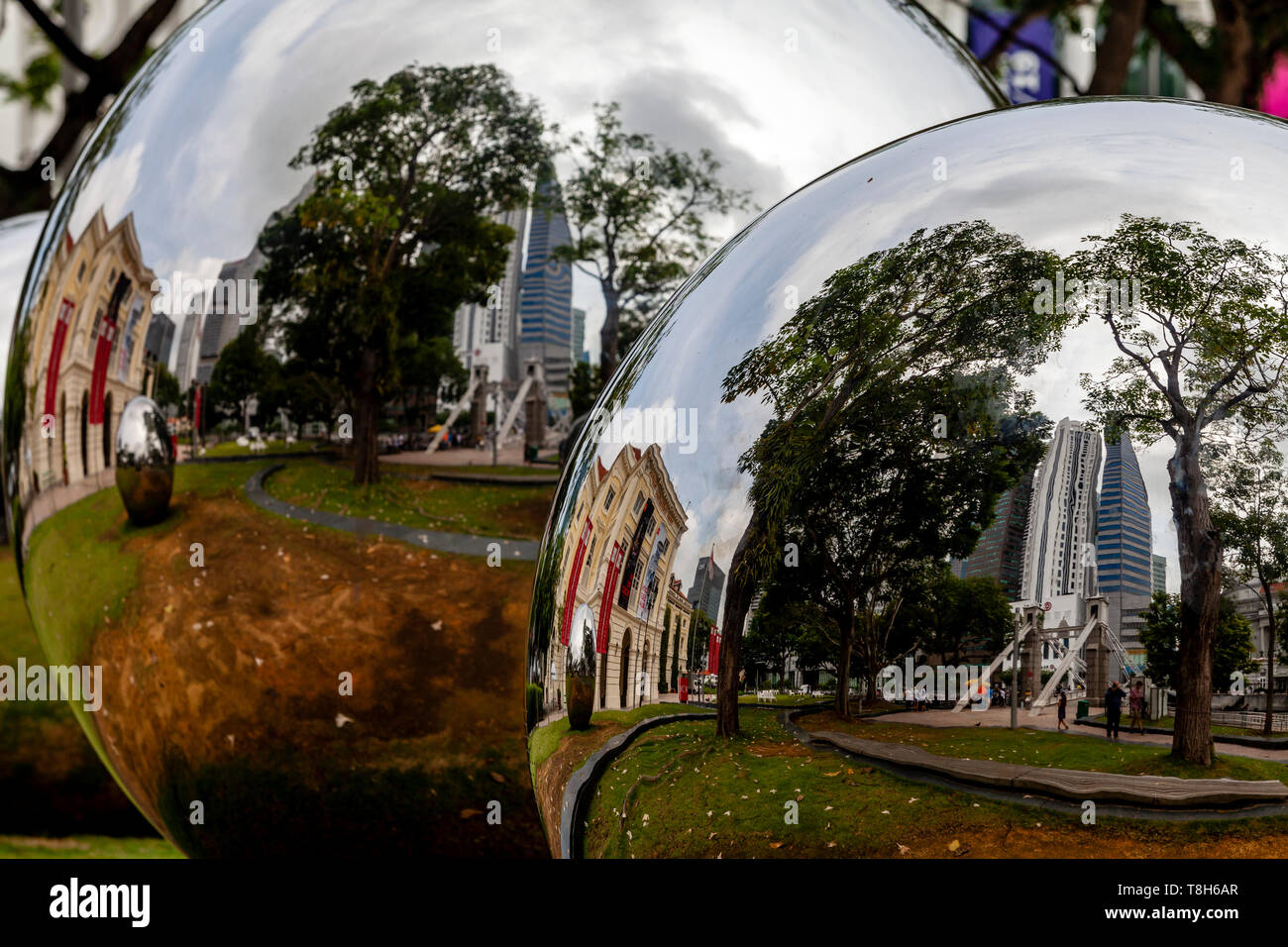 The Mirror Balls, Singapore, South East Asia Stock Photo Alamy