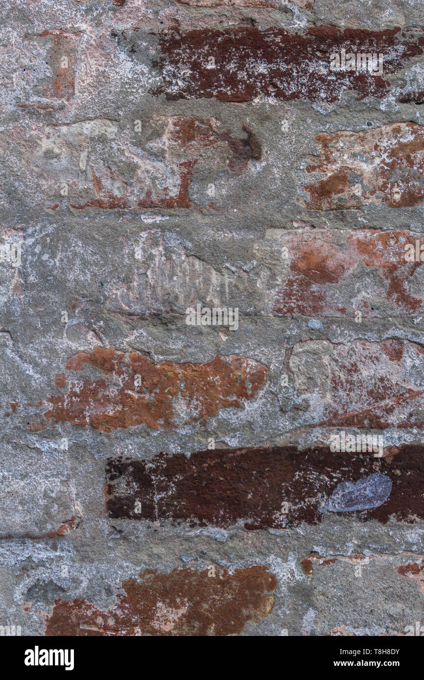Old brick wall grunge texture background. Copy space Stock Photo - Alamy