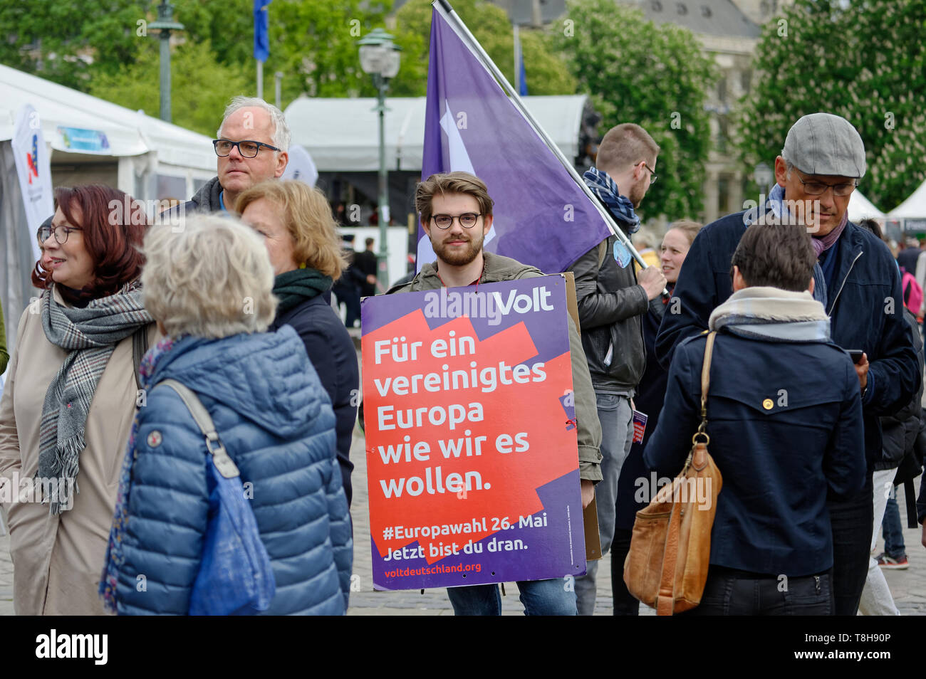 Europa Fest,Opernplatz Hannover. Stock Photo