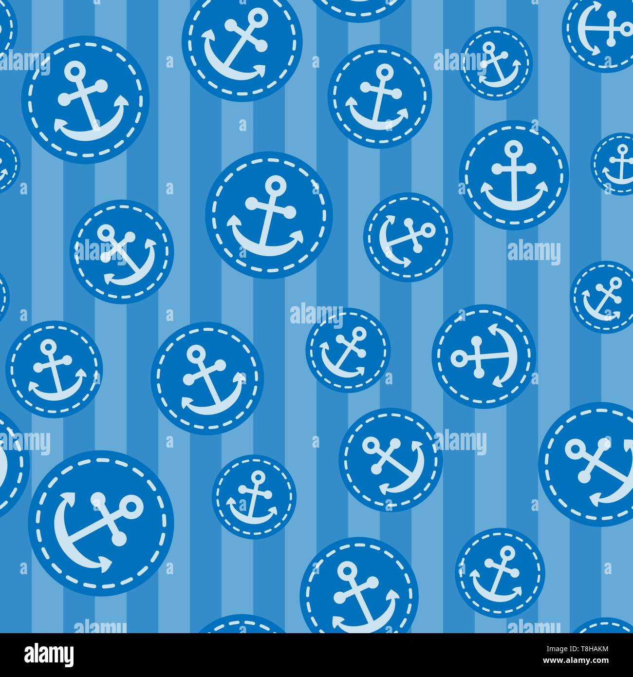 seamless marine anchor pattern Stock Vector Image & Art - Alamy