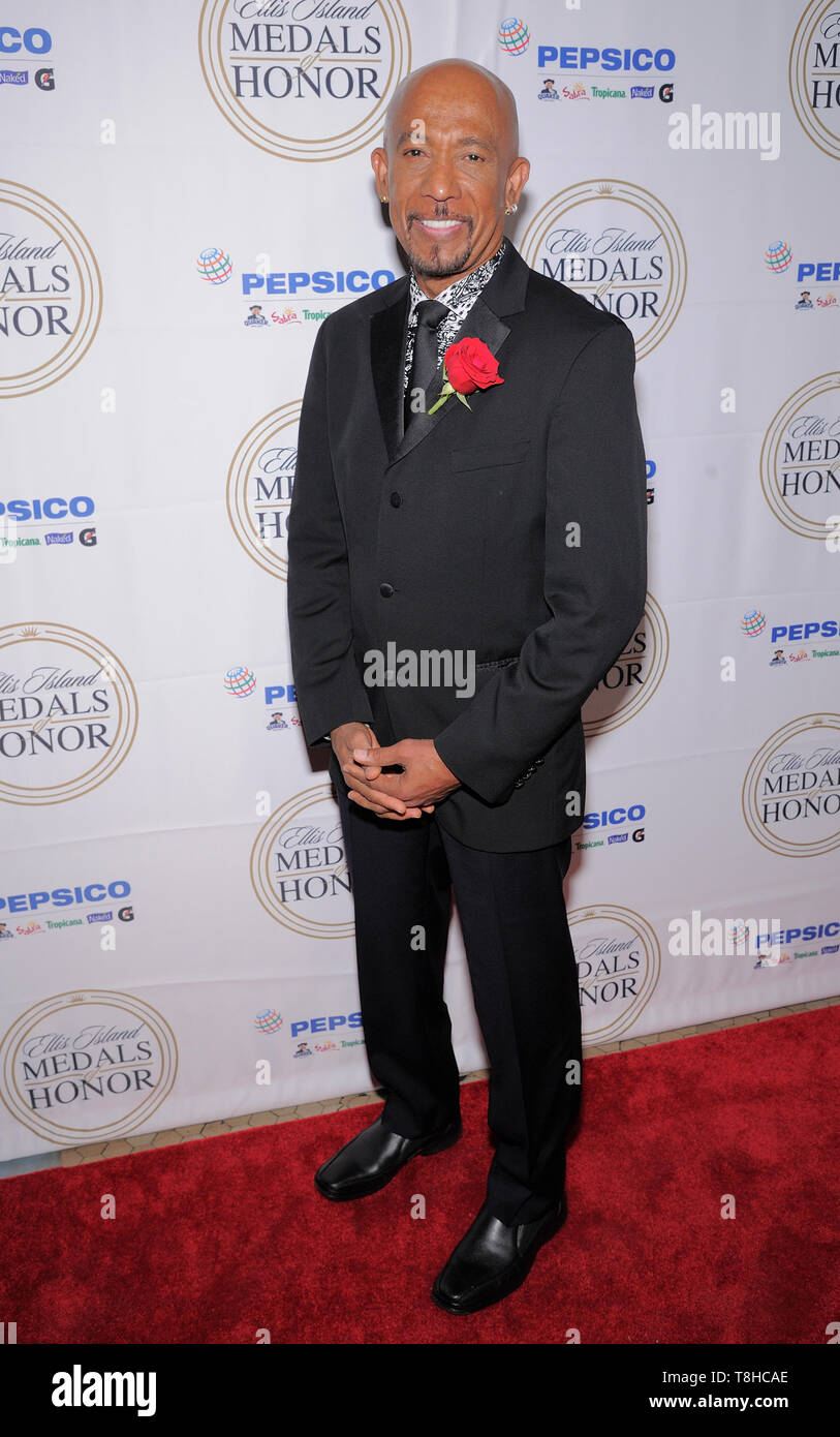New York, United States. 11th May, 2019. Montel Williams attends the 34th Annual Ellis Island Medals Of Honor Ceremony at Ellis Island Credit: Lev Radin/Pacific Press/Alamy Live News Stock Photo