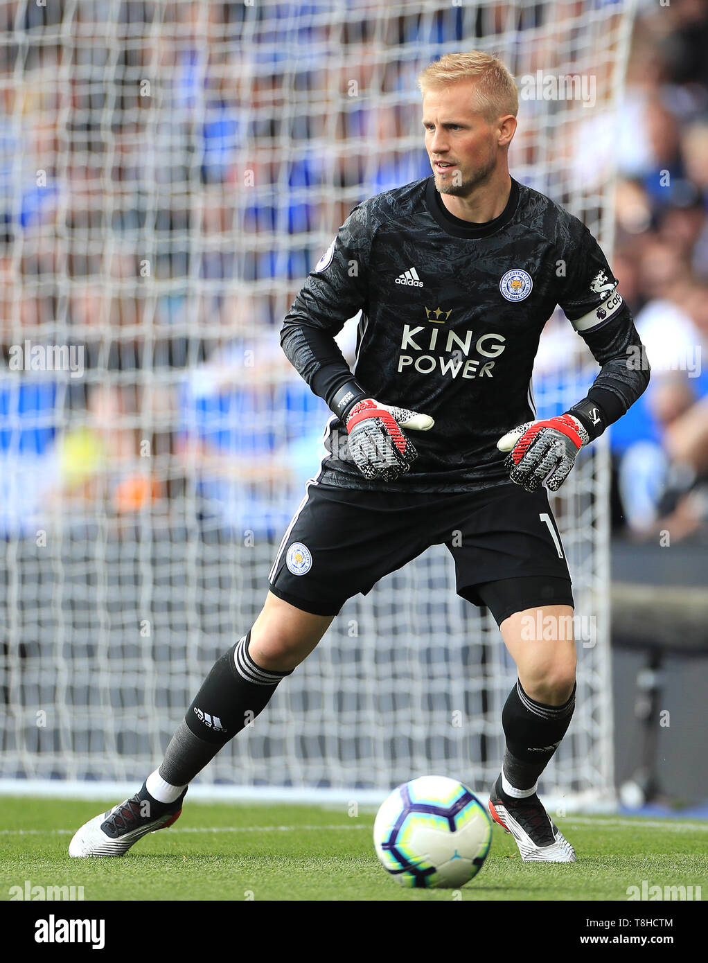 Leicester City goalkeeper Kasper Schmeichel Stock Photo - Alamy