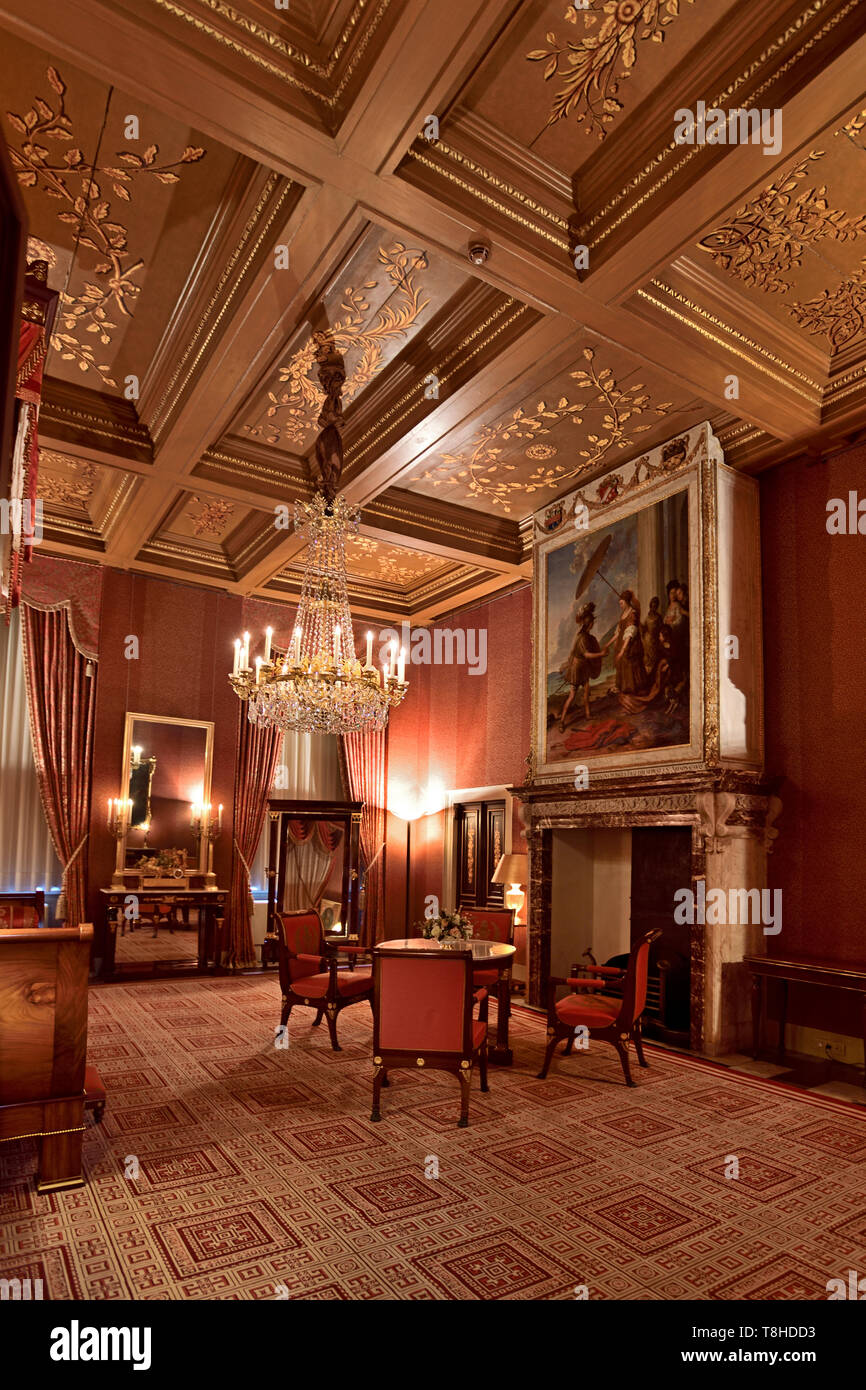 Photographed in the Royal Palace of Amsterdam Netherlands April 2019 Stock Photo