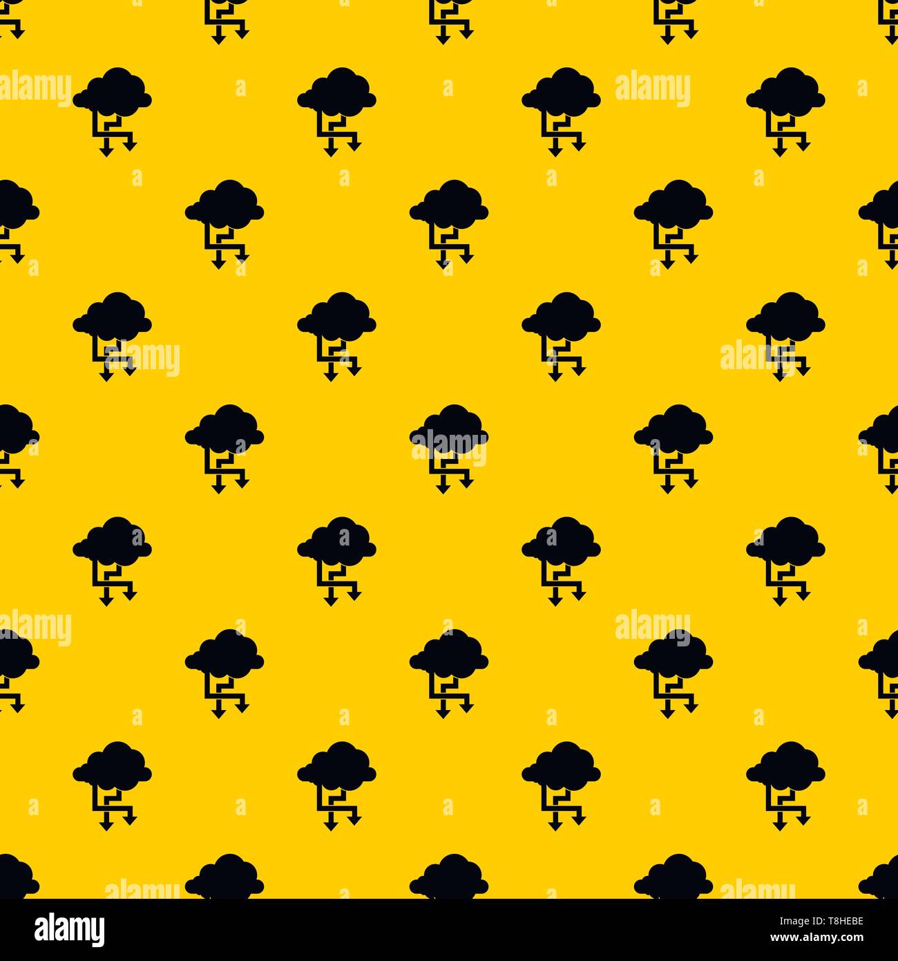 Cloud and arrows pattern vector Stock Vector Image & Art - Alamy