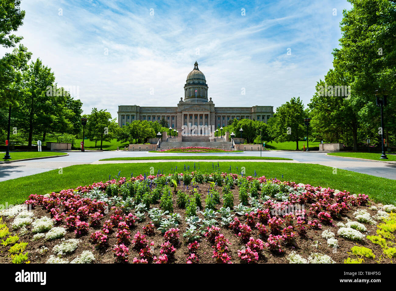 Kentucky State Capitol in Frankfort Kentucky Stock Photo