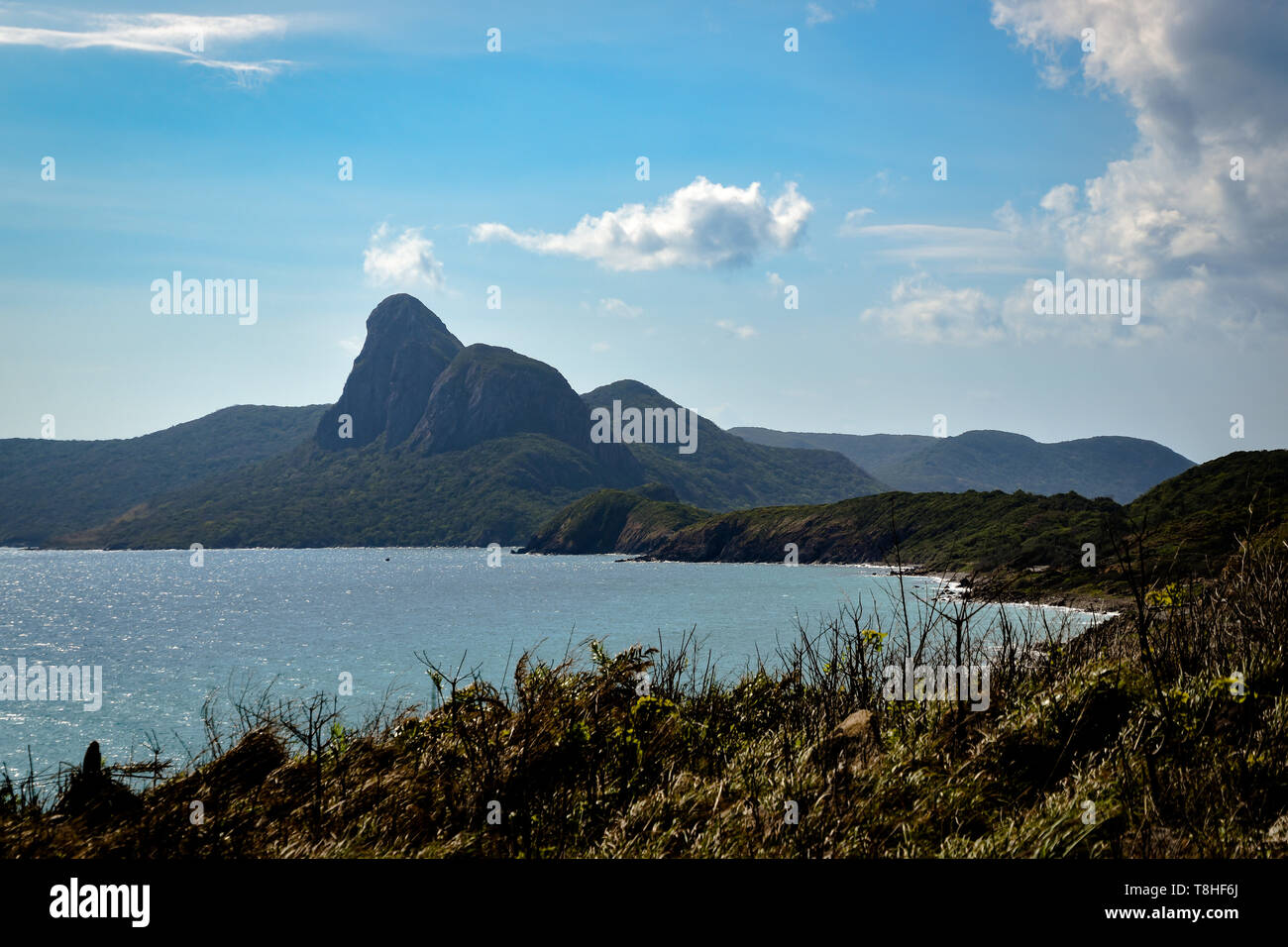 Panoramic view on con dao Island, Vietnam Stock Photo