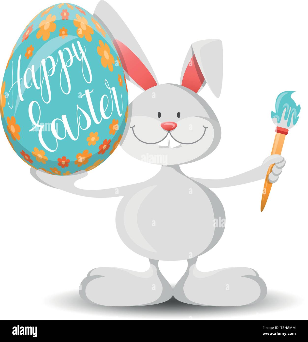 Easter bunny egg egg Stock Vector Images - Alamy