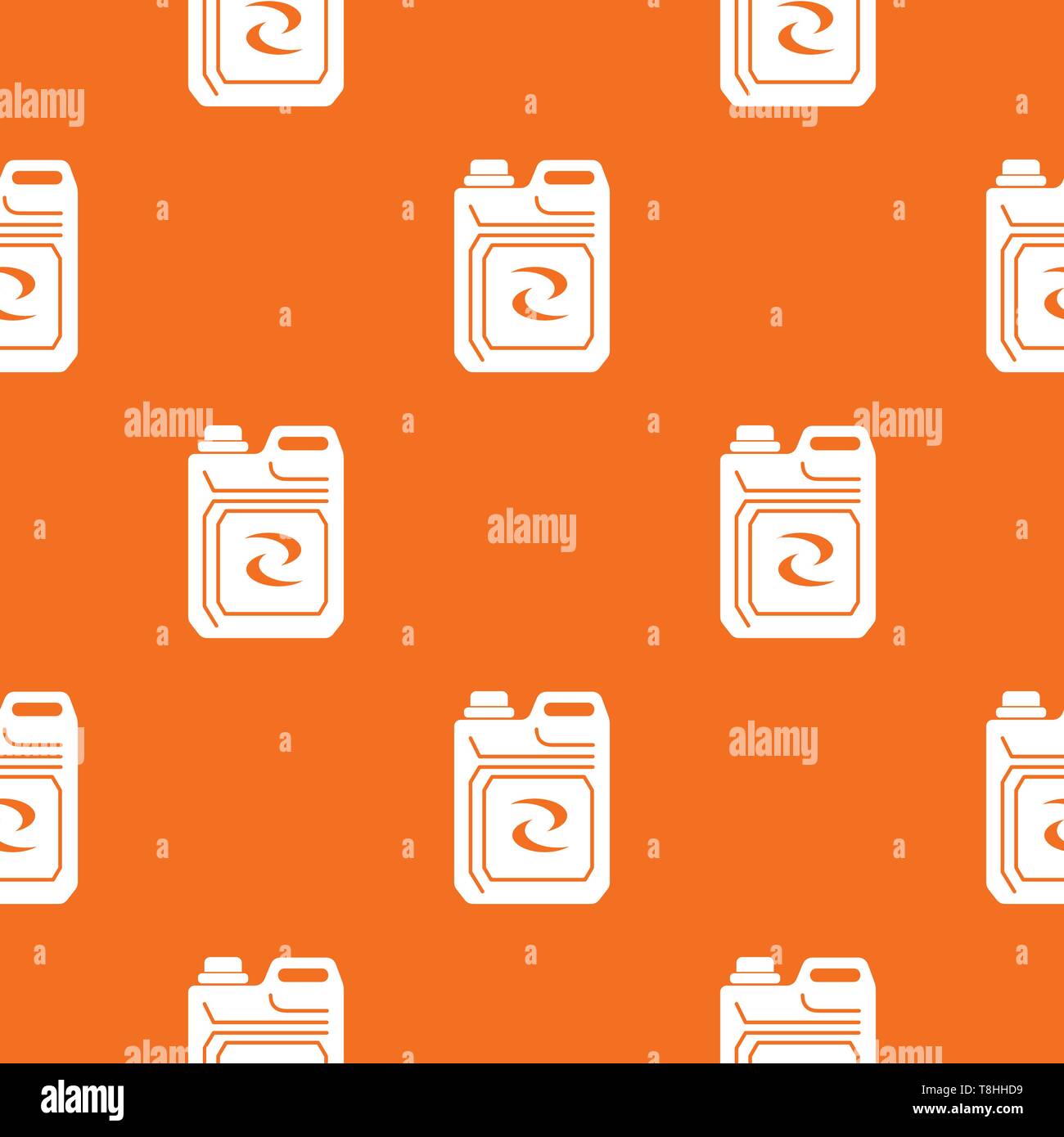 Washing bottle pattern vector orange Stock Vector