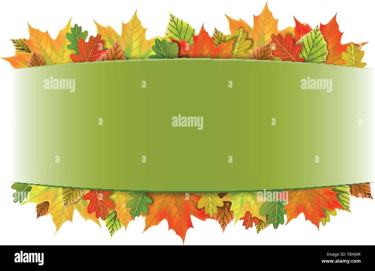 autumn leaves background Stock Vector Image & Art - Alamy