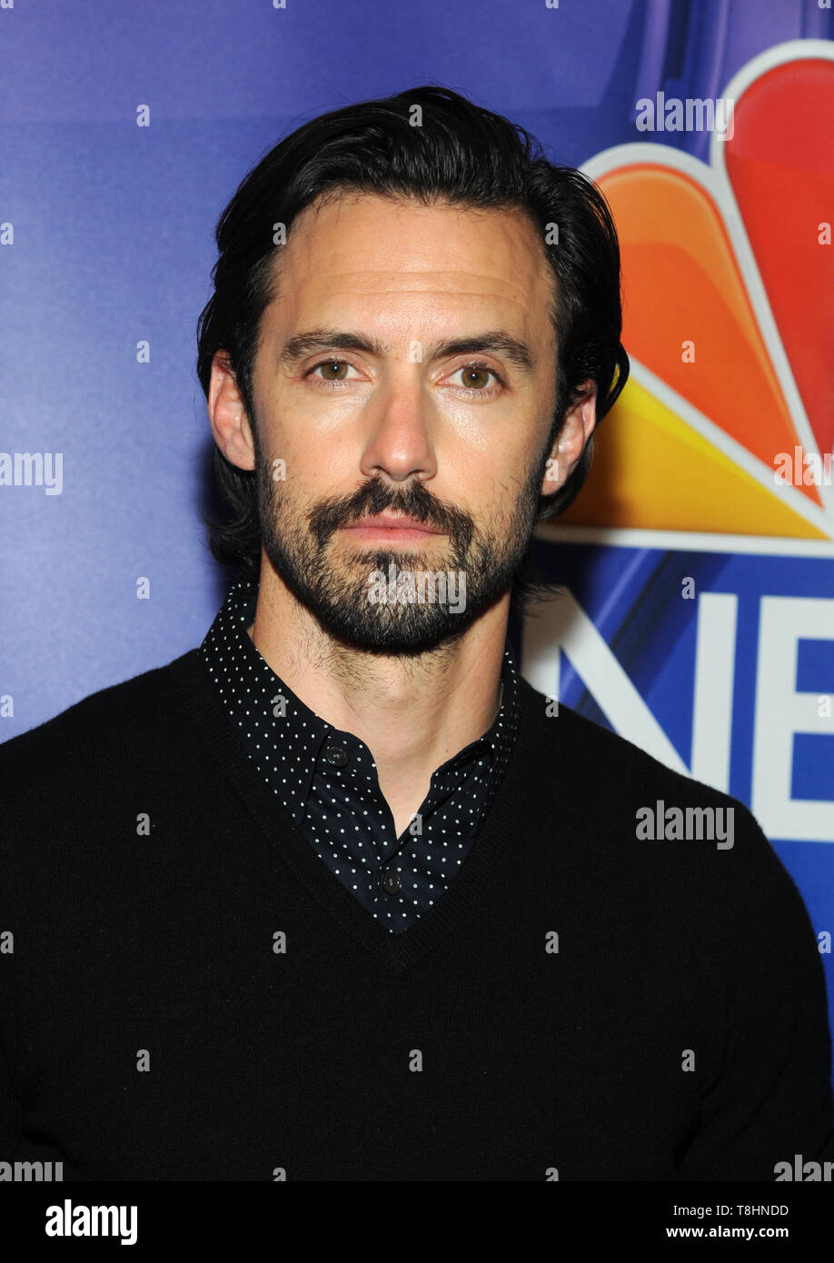 New York, NY, USA. 13th May, 2019. Milo Ventimiglia at the NBC 2019 ...