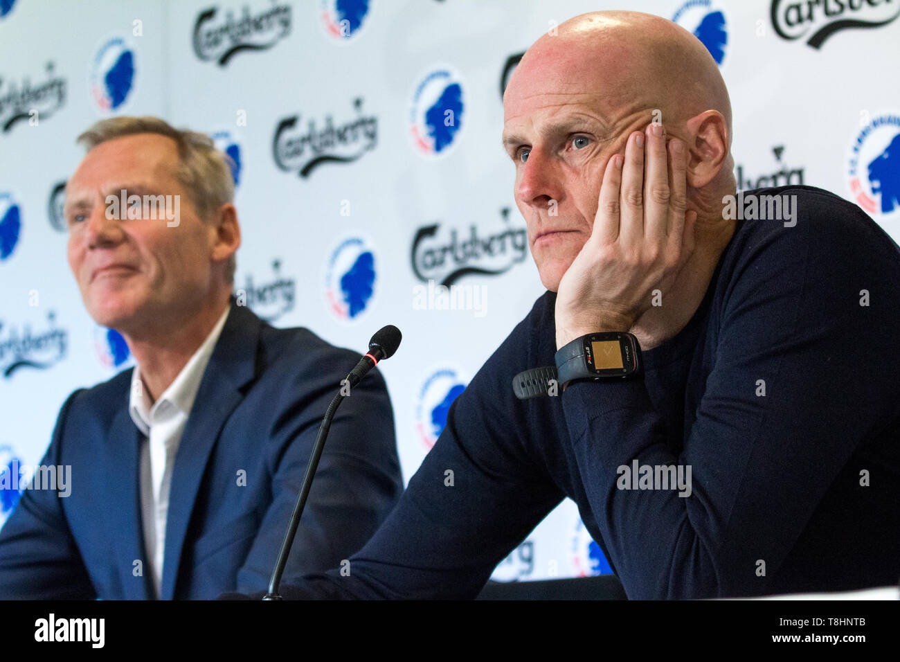 Copenhagen, Denmark. 13th May, 2019. Denmark, Copenhagen - May 13, 2019. FC Copenhagen and football manager Ståle Solbakken have agreed to extend the contract until the summer of 2023. (Photo Credit: Gonzales Photo/Alamy Live News Stock Photo
