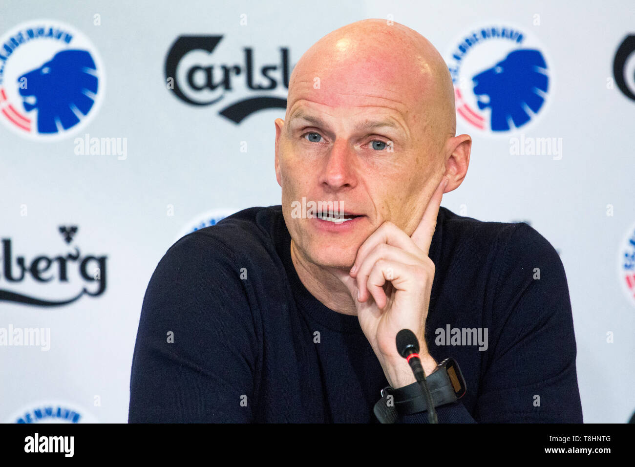 Copenhagen, Denmark. 13th May, 2019. Denmark, Copenhagen - May 13, 2019. FC Copenhagen and football manager Ståle Solbakken have agreed to extend the contract until the summer of 2023. (Photo Credit: Gonzales Photo/Alamy Live News Stock Photo